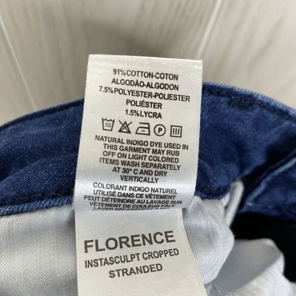DL1961 Florence Skinny Mid Rise Denim Instasculpt Crop Jeans Womens Size 26 - Picture 12 of 12
